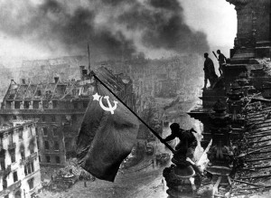 Soviet flag over the Reichstag