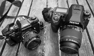 Pentax K-5 II and Pentax Super A