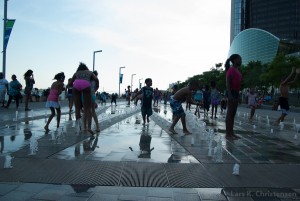 Detroit Riverwalk - underexposed