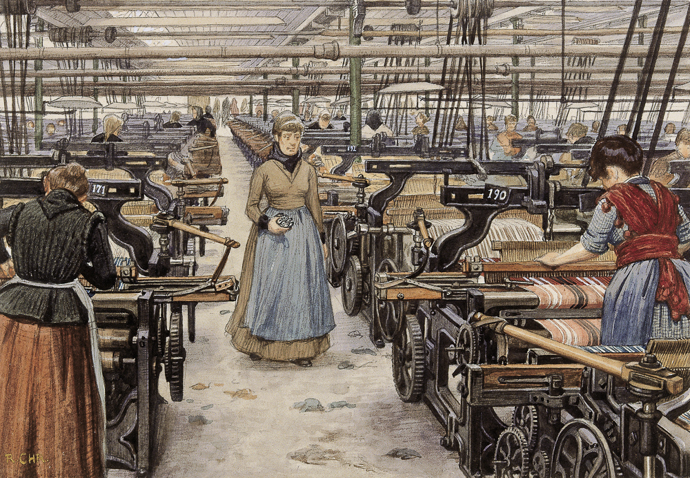 Kvindelige tekstilarbejdere