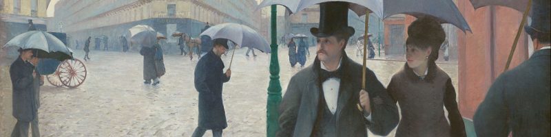 Caillebotte: Rue de Paris, temps de pluie