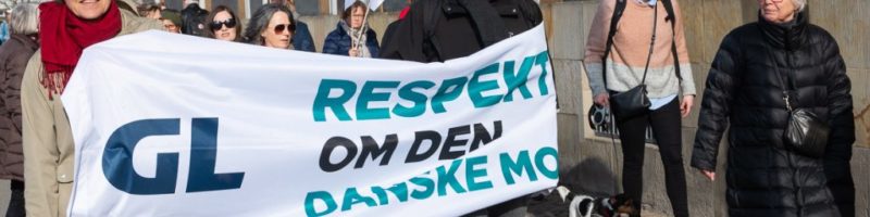 Offentligt ansatte kræver “Respekt om den danske model” ved overenskomstforhandlingerne 2018. Foto: Lars K. Christensen